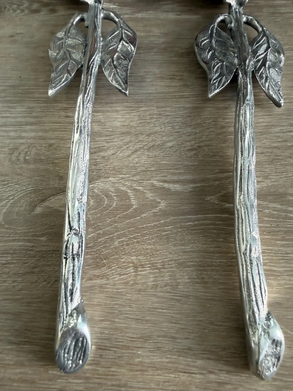 Vintage Twos Company Sunflower Salad Serving Spoons Utensils Bohemian Whimsical